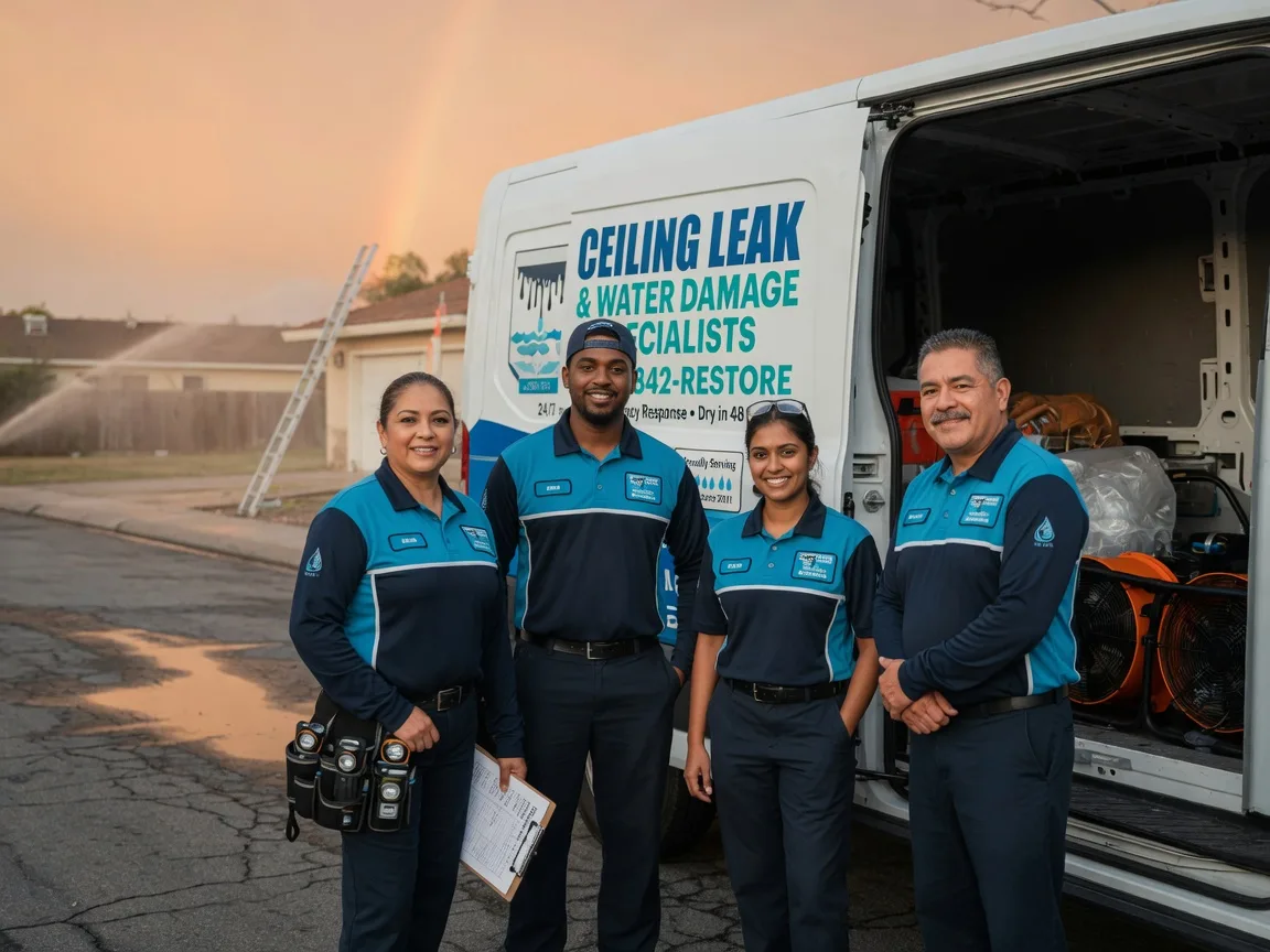 Ceiling Leak Cleanup company in Farmersville, CA